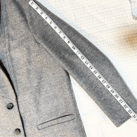 OLD NAVY, “Long Wool Relax Car Coat” WM’S SZ-L Wool, “Grey” - Picture 8 of 14